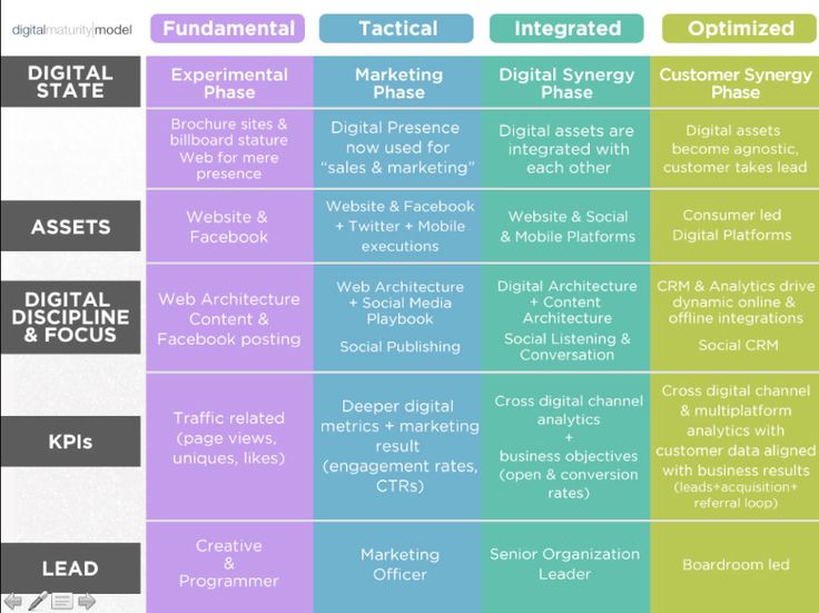 digital maturity model